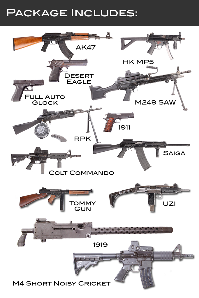 VIP Shooting Range Experience at Machine Guns Vegas