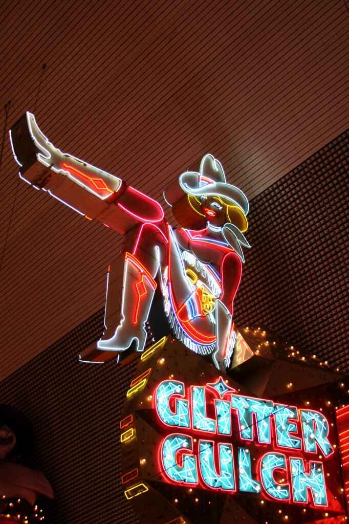 Cowgirl Neon Sign in Las Vegas