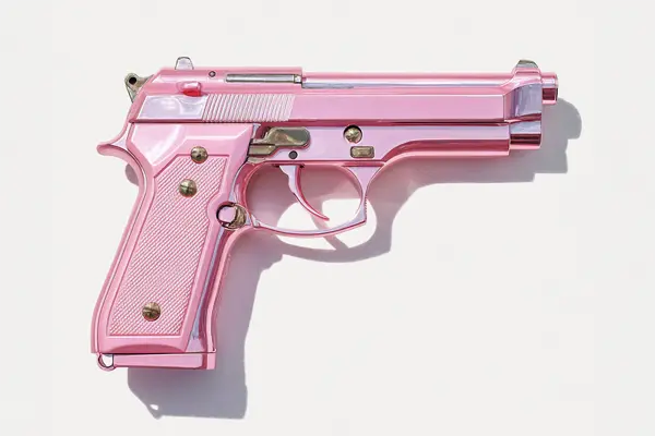 pink handgun