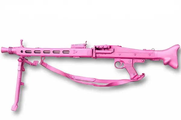 pink machine gun