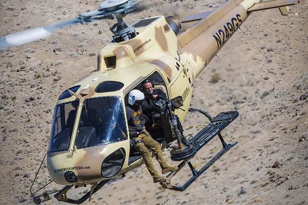 helicopter shooting