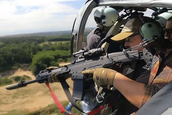 helicopter target shooting