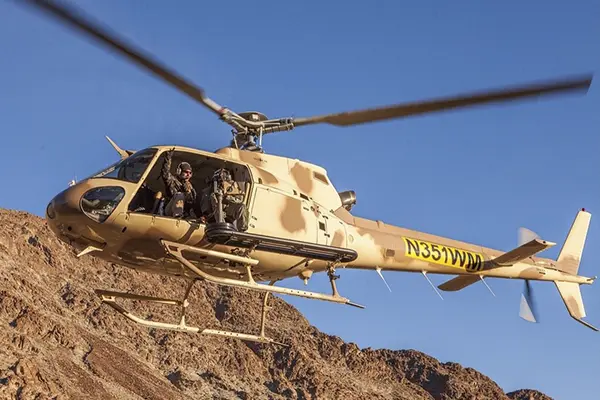 las vegas machine gun helicopter
