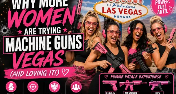 why more women are trying machine guns vegas and loving it