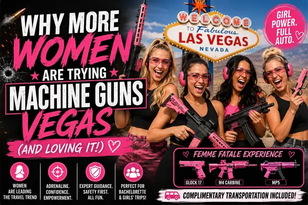 why more women are trying machine guns vegas and loving it