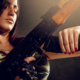 attractive woman shooting range las vegas