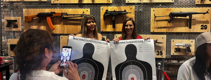 Date Night in las Vegas shooting range